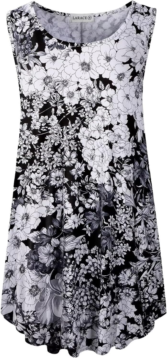 Tank Tops for Women Plus Size Sleevelss Tunic Casual Summer Clothes Swing Shirts Leggings