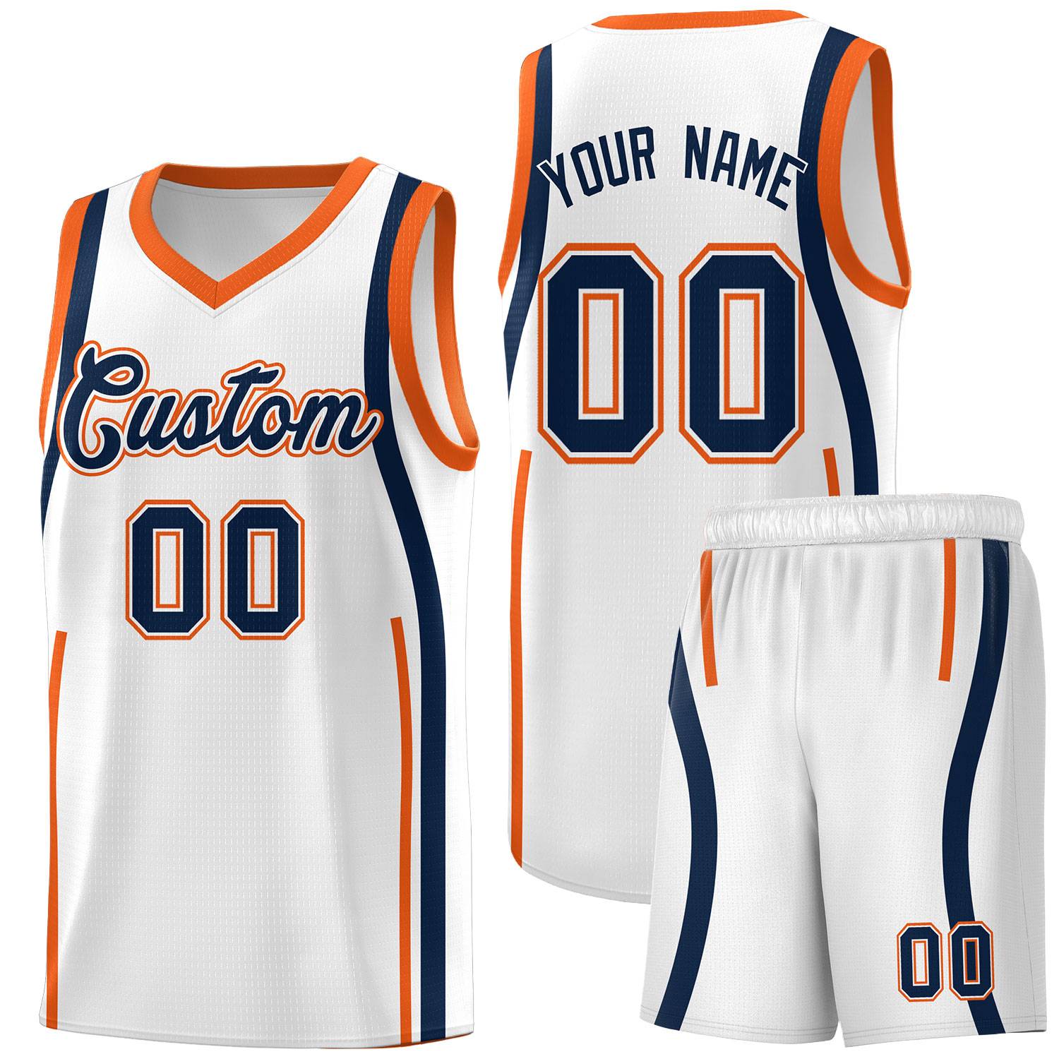 Benutzerdefinierte Basketball-Kits mit Bandmuster