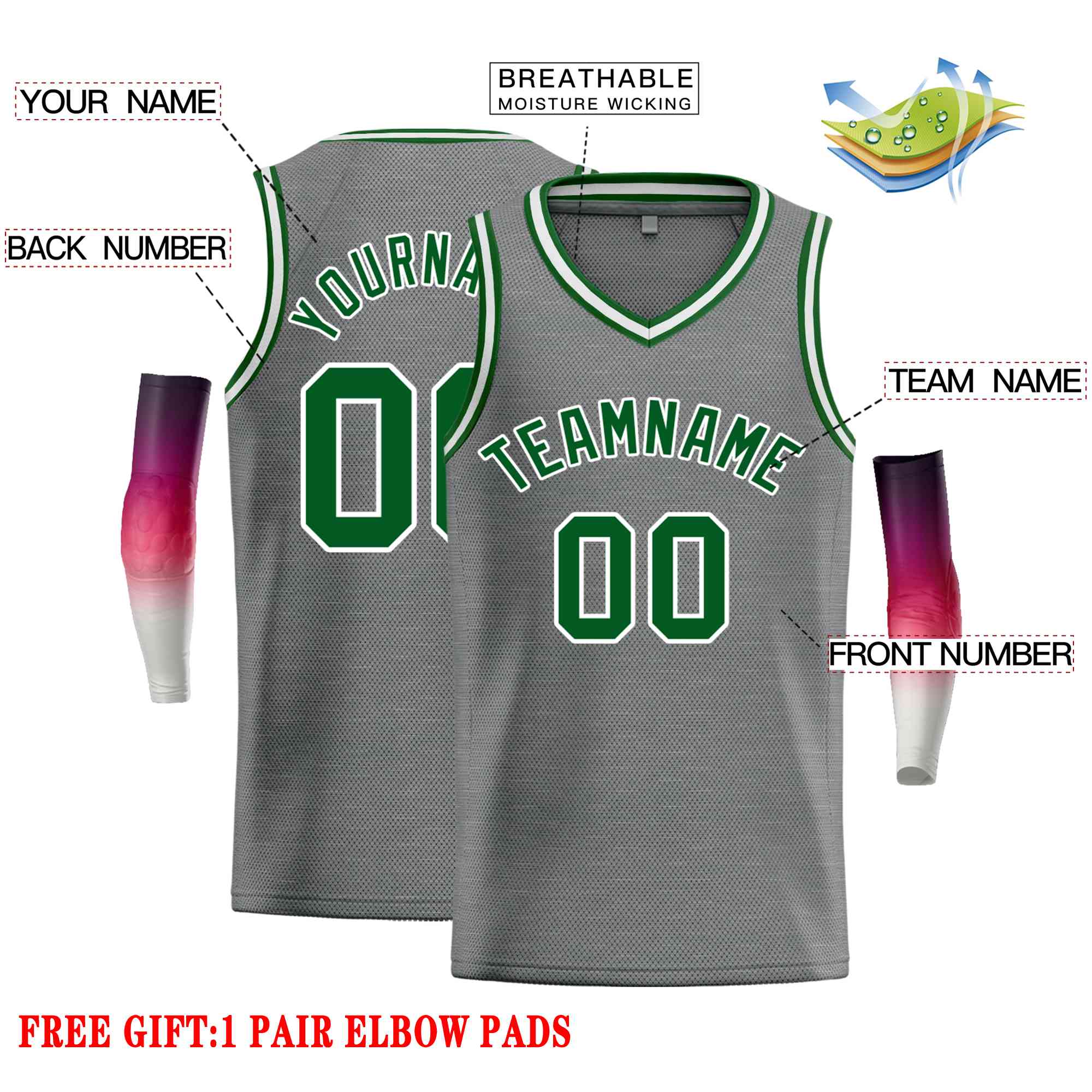 Custom Classic Tops Herren-Freizeit-Basketballtrikot