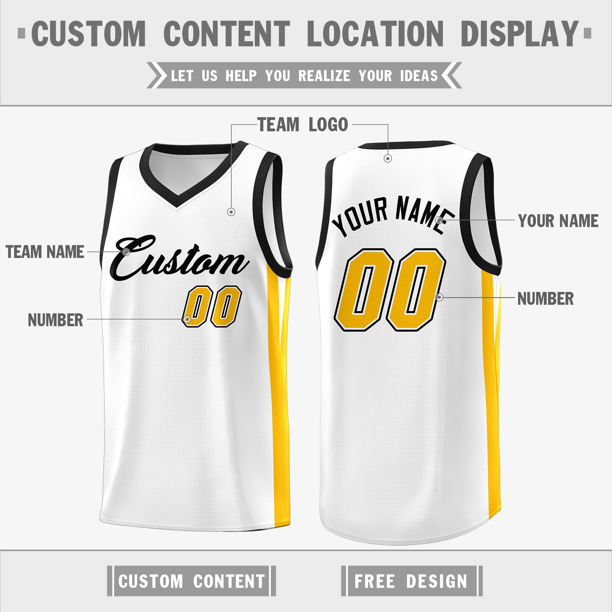 Benutzerdefiniertes klassisches Tops-Basketballtrikot Benutzerdefiniertes klassisches Tops-Basketballtrikot