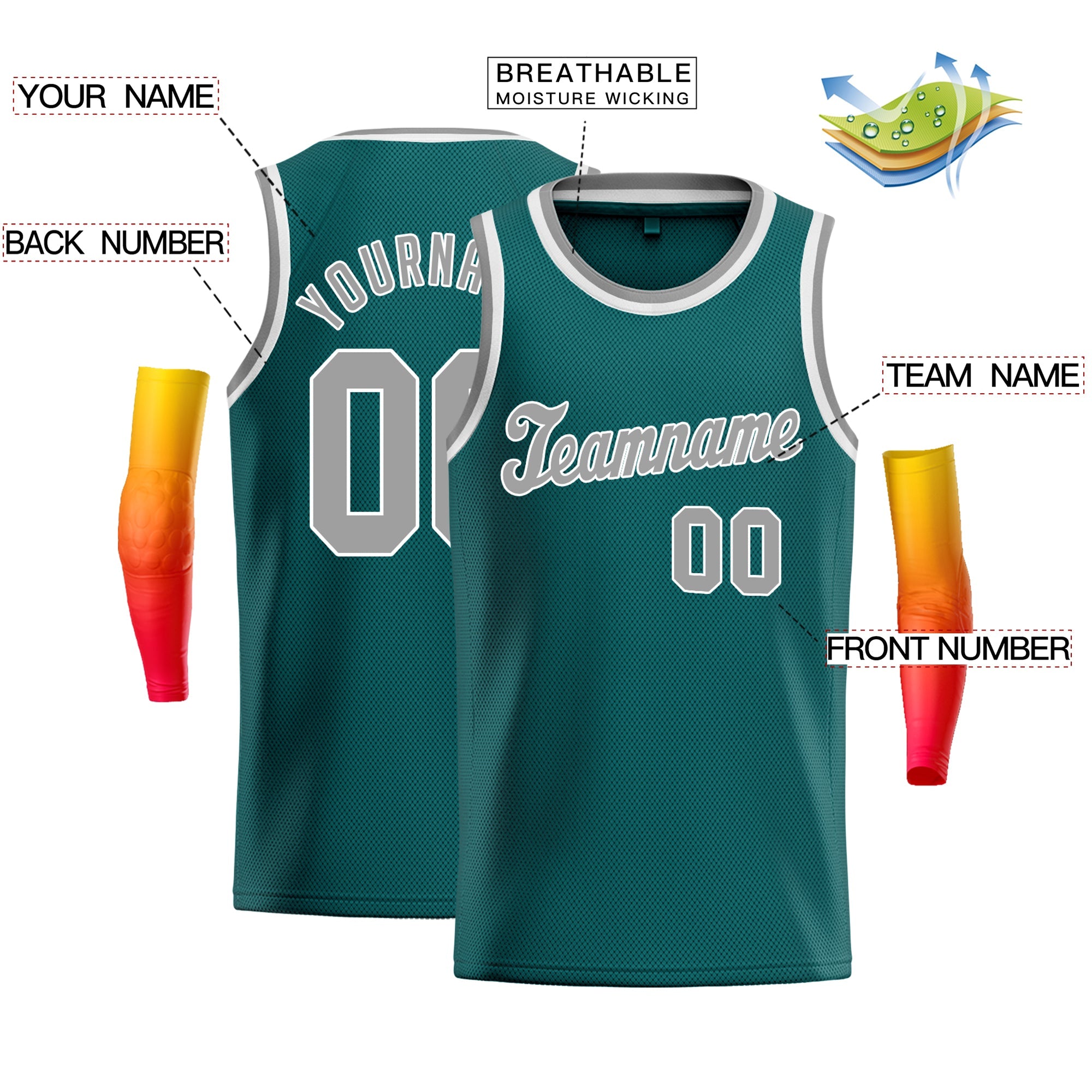 Benutzerdefinierte klassische Tops Fashion Sportwear Basketball-Trikot