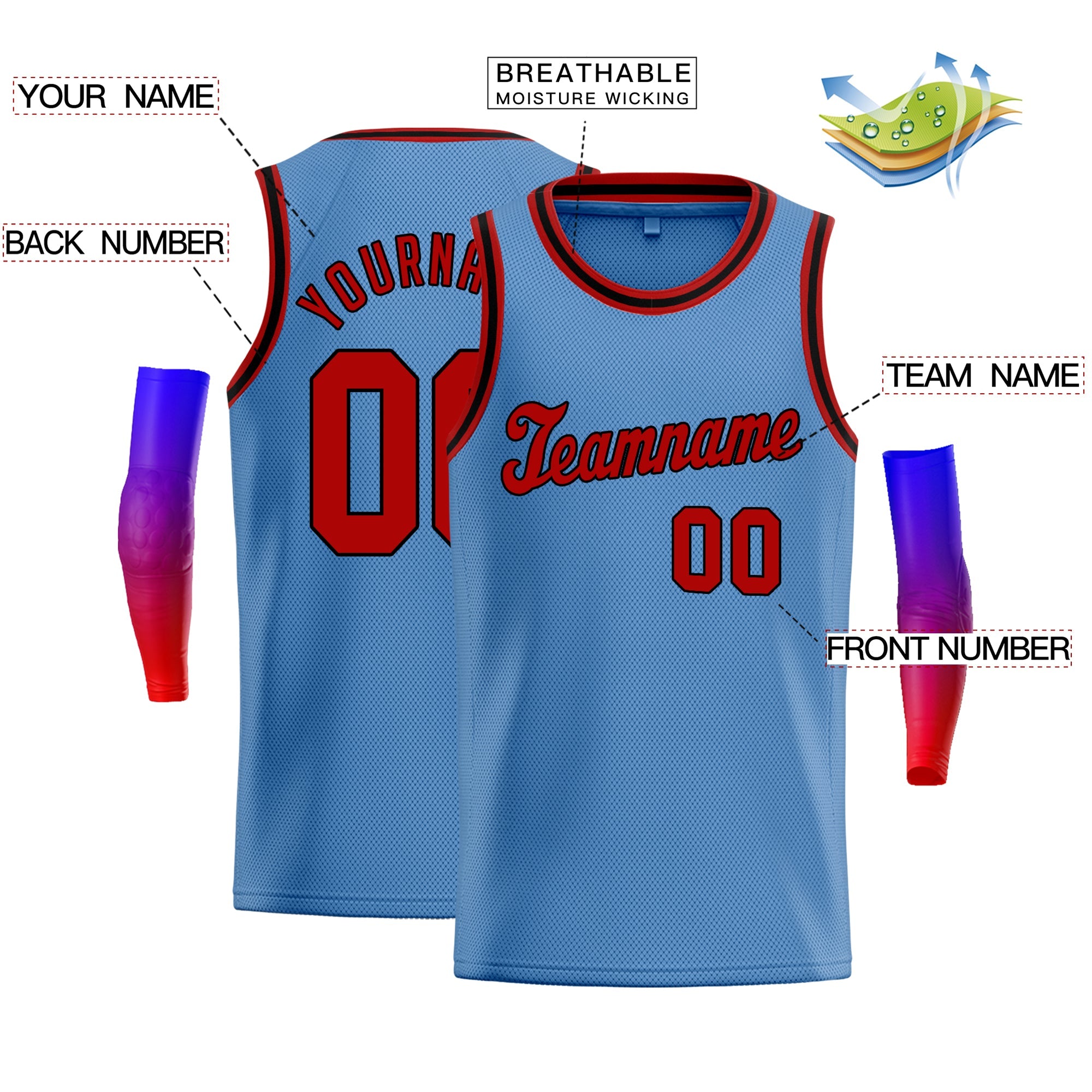 Custom Classic Tops Athletic Casual Basketball-Trikot