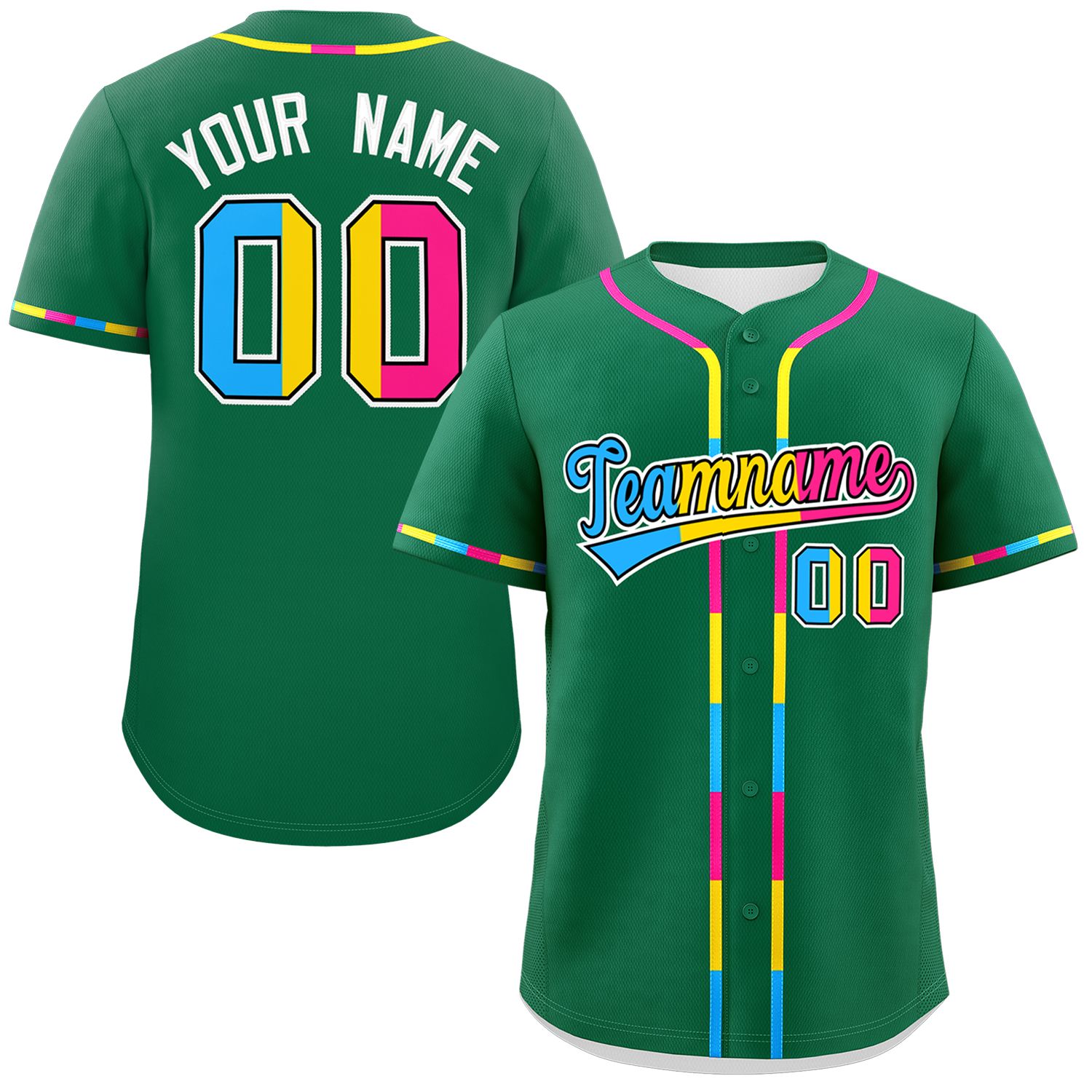 Benutzerdefiniertes Pansexuality For Pride Month Authentisches Baseball-Trikot im klassischen Stil