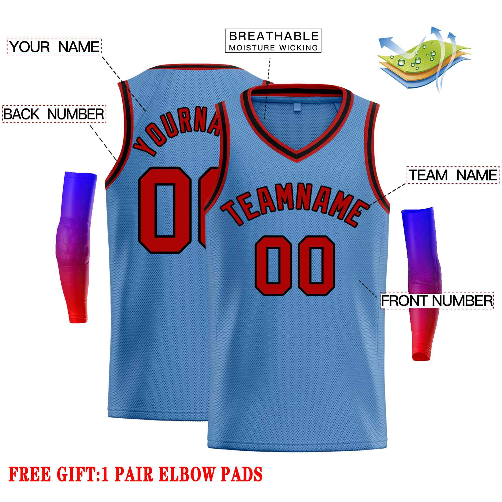 Custom Classic Tops Herren-Freizeit-Basketballtrikot