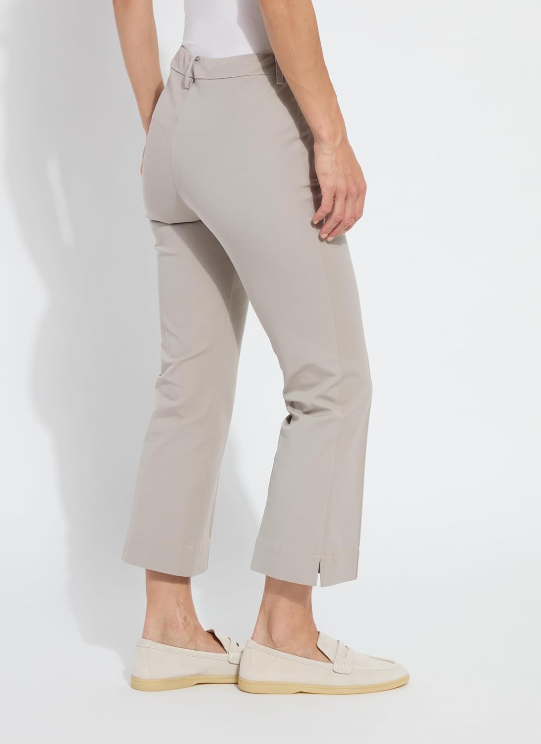 Amanda Cropped Dress Pants for Women \u2013 Pull On Bootcut Capri Work Ankle Length Business Casual Slacks