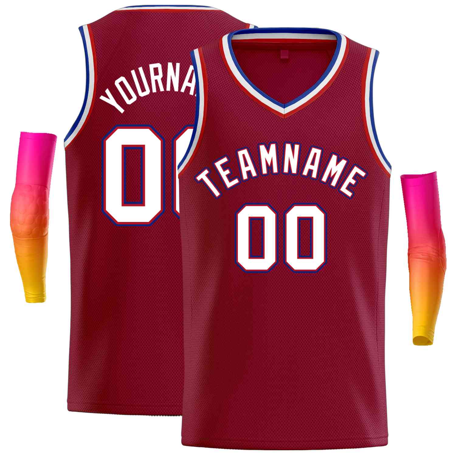 Custom Classic Tops Herren-Freizeit-Basketballtrikot
