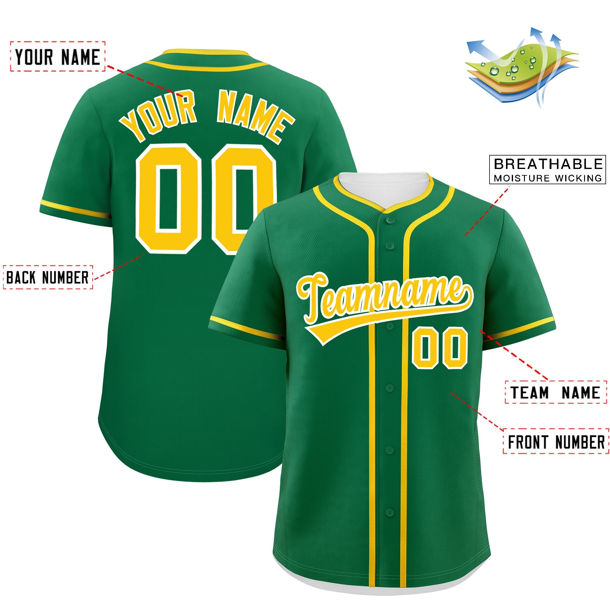 Benutzerdefinierte personalisierte klassische authentische Baseball-Trikot