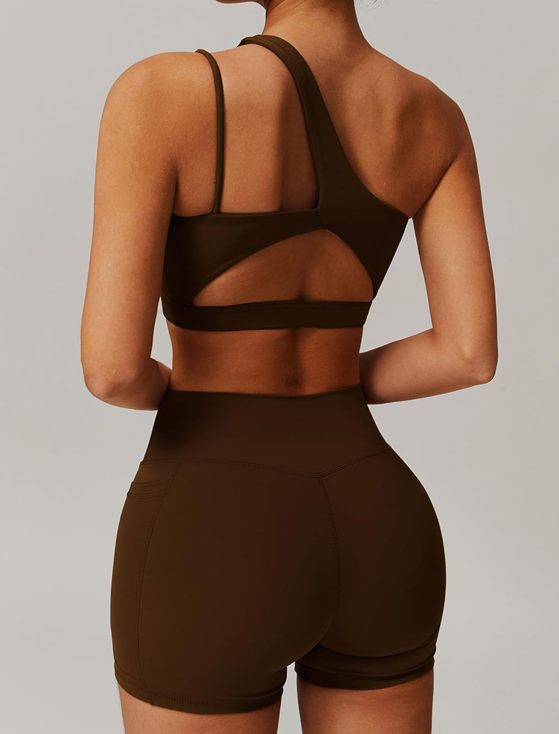 2 Piece Workout Sets for Women Sports Bra and Yoga Pants Outfits High Waist Butt lifting Shorts Jogger Outfits
