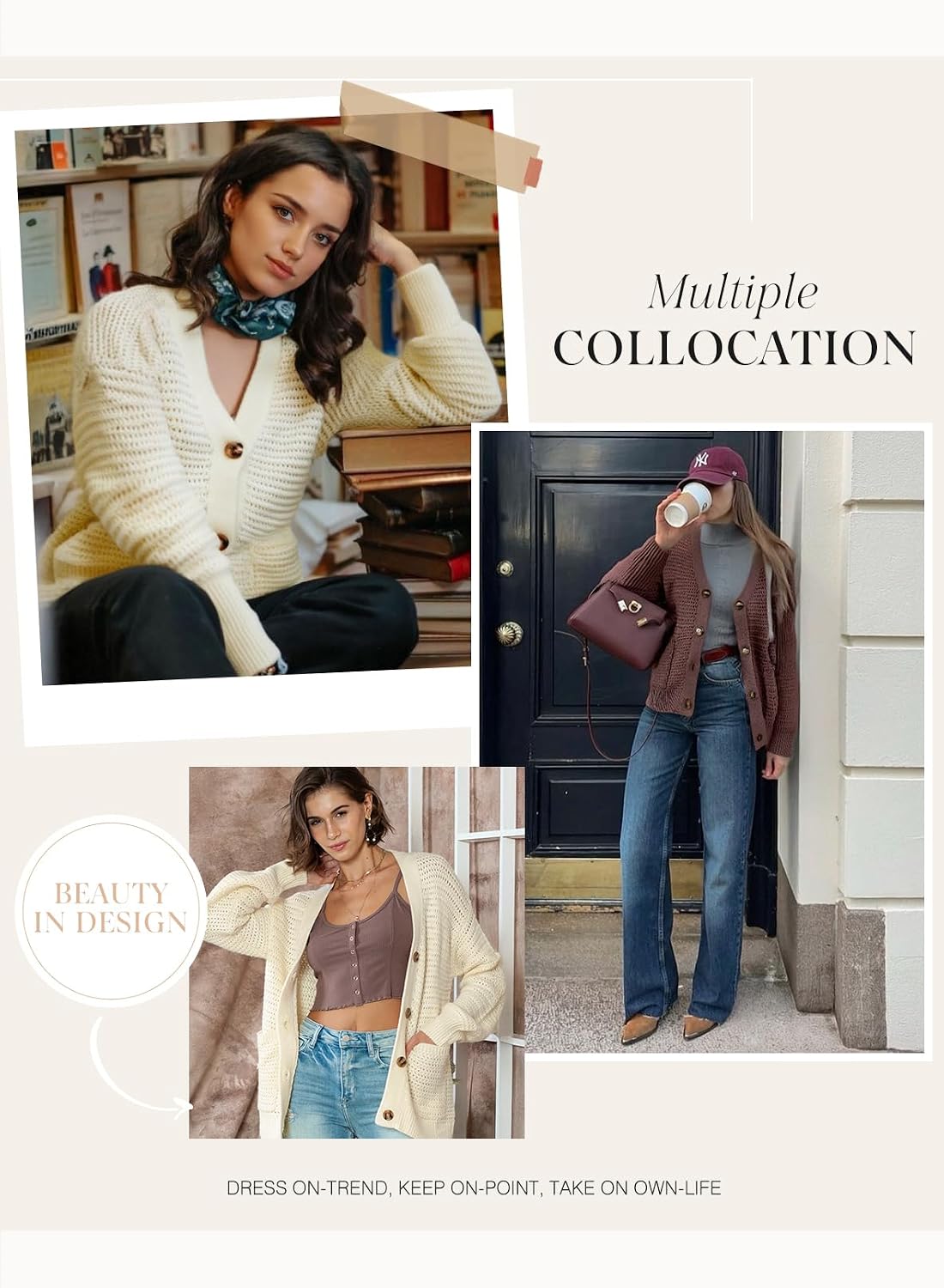 Women's Fashion Open Front Long Sleeve Chunky Knit Cardigans Sweaters Outerwear Coats Women's Fashion Open Front Long Sleeve Chunky Knit Cardigans Sweaters Outerwear Coats