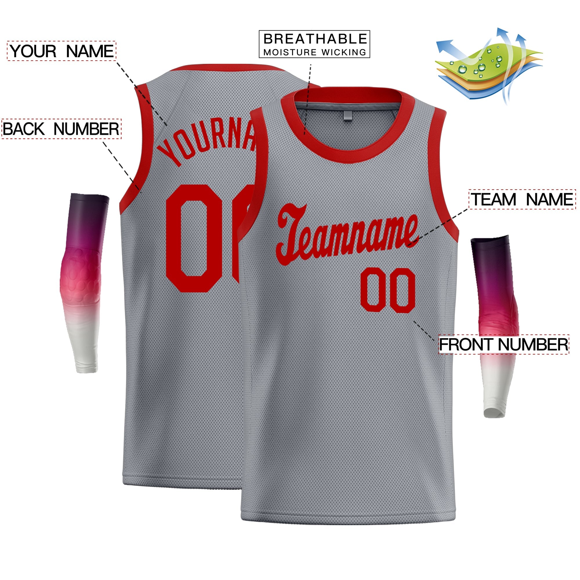 Custom Classic Tops Athletic Casual Basketball-Trikot