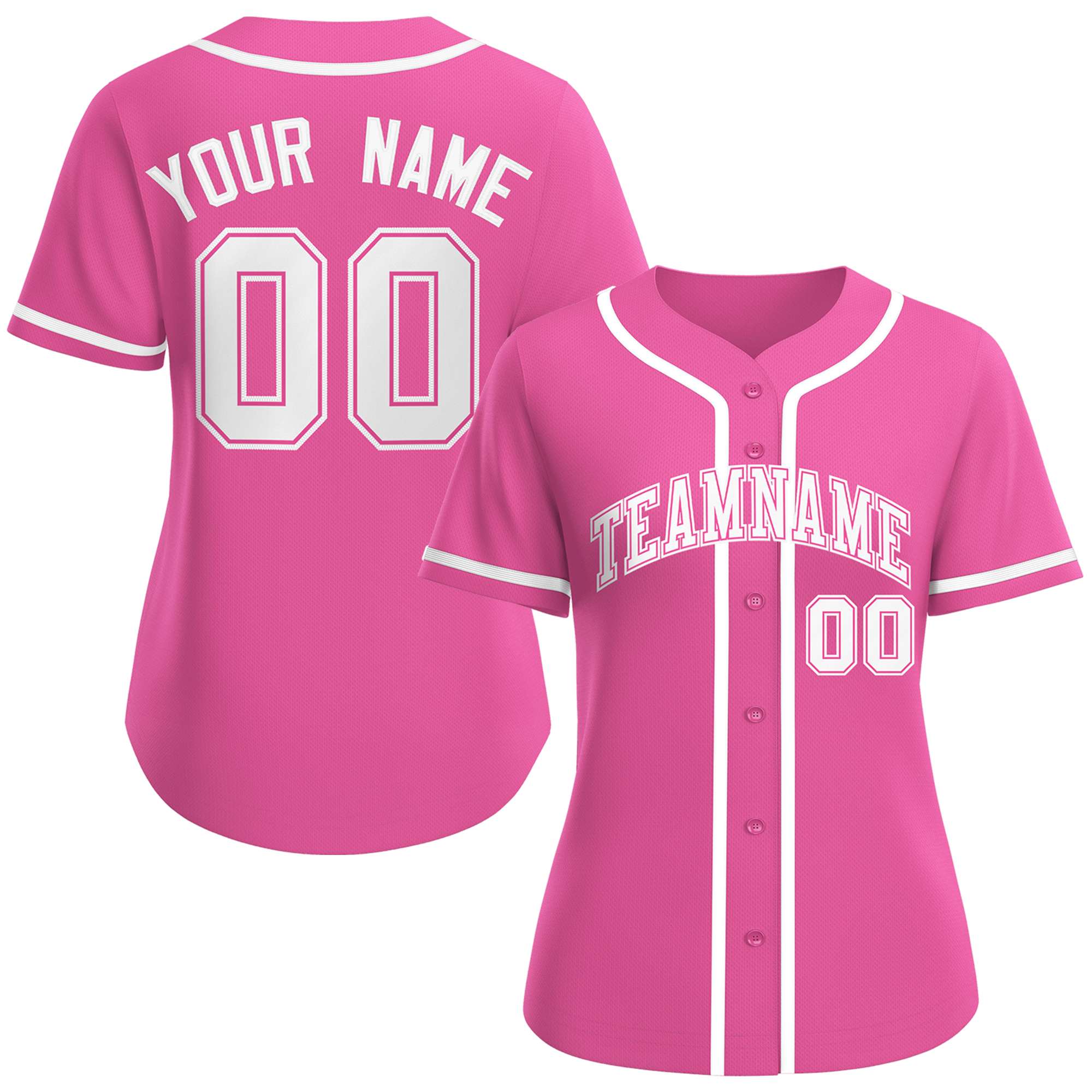 Individuelles Baseball-Trikot im klassischen Stil für Damen Individuelles Baseball-Trikot im klassischen Stil für Damen