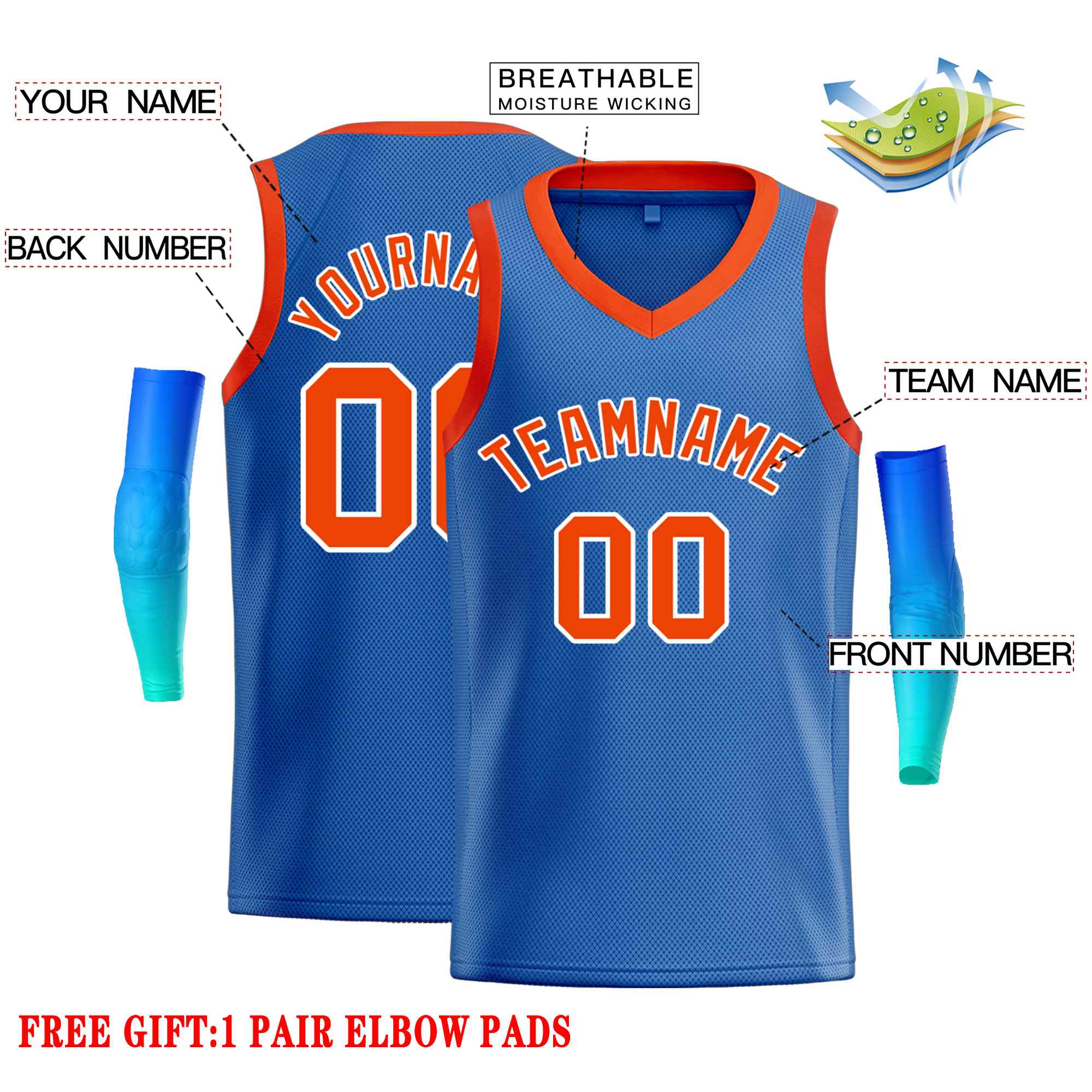 Custom Classic Tops Herren-Freizeit-Basketballtrikot