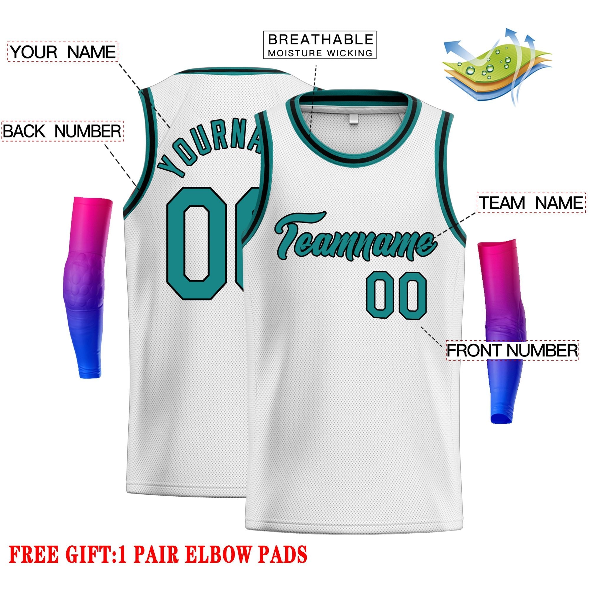 Custom Classic Tops Herren-Freizeit-Basketballtrikot