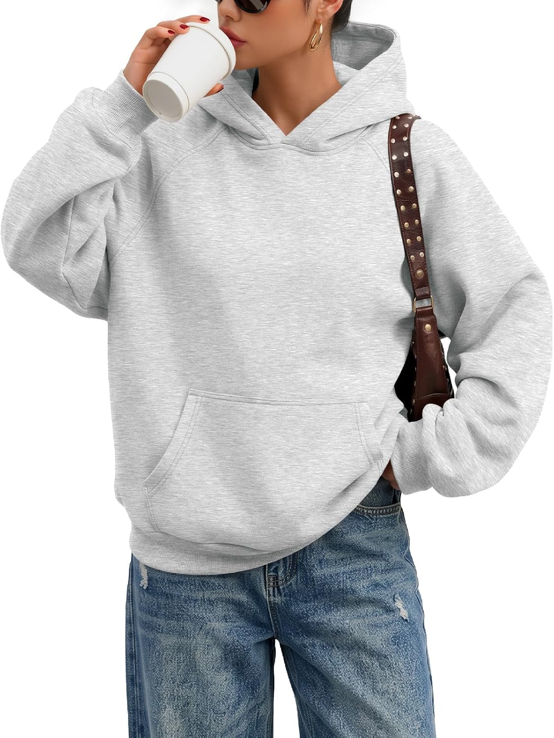 Womens Oversized Hoodies Comfy Fleece Sweatshirts Comfort Pullover Fall Outfits